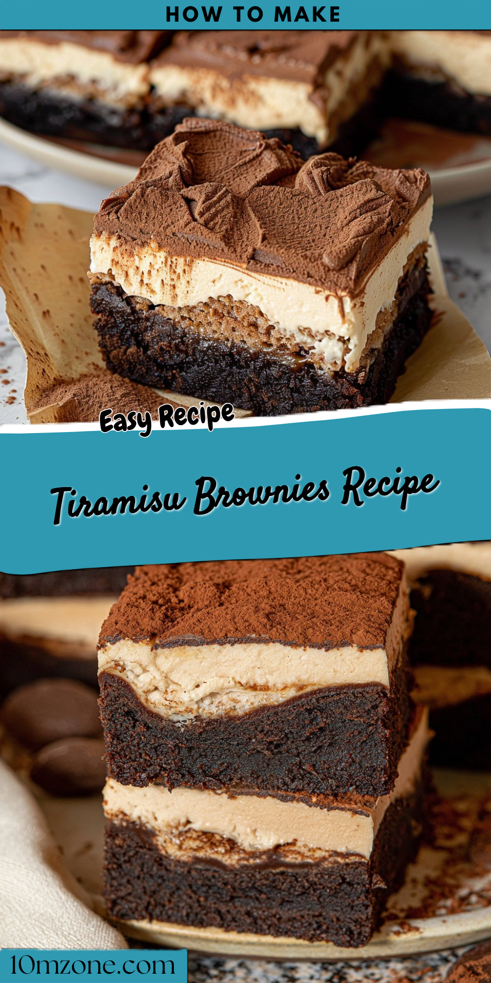 Tiramisu Brownies Recipe