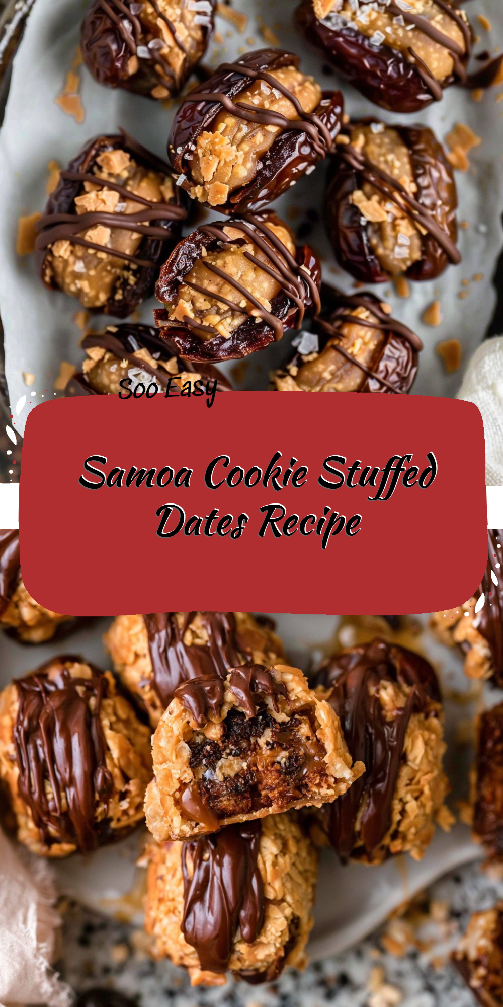 Samoa Cookie Stuffed Dates Recipe