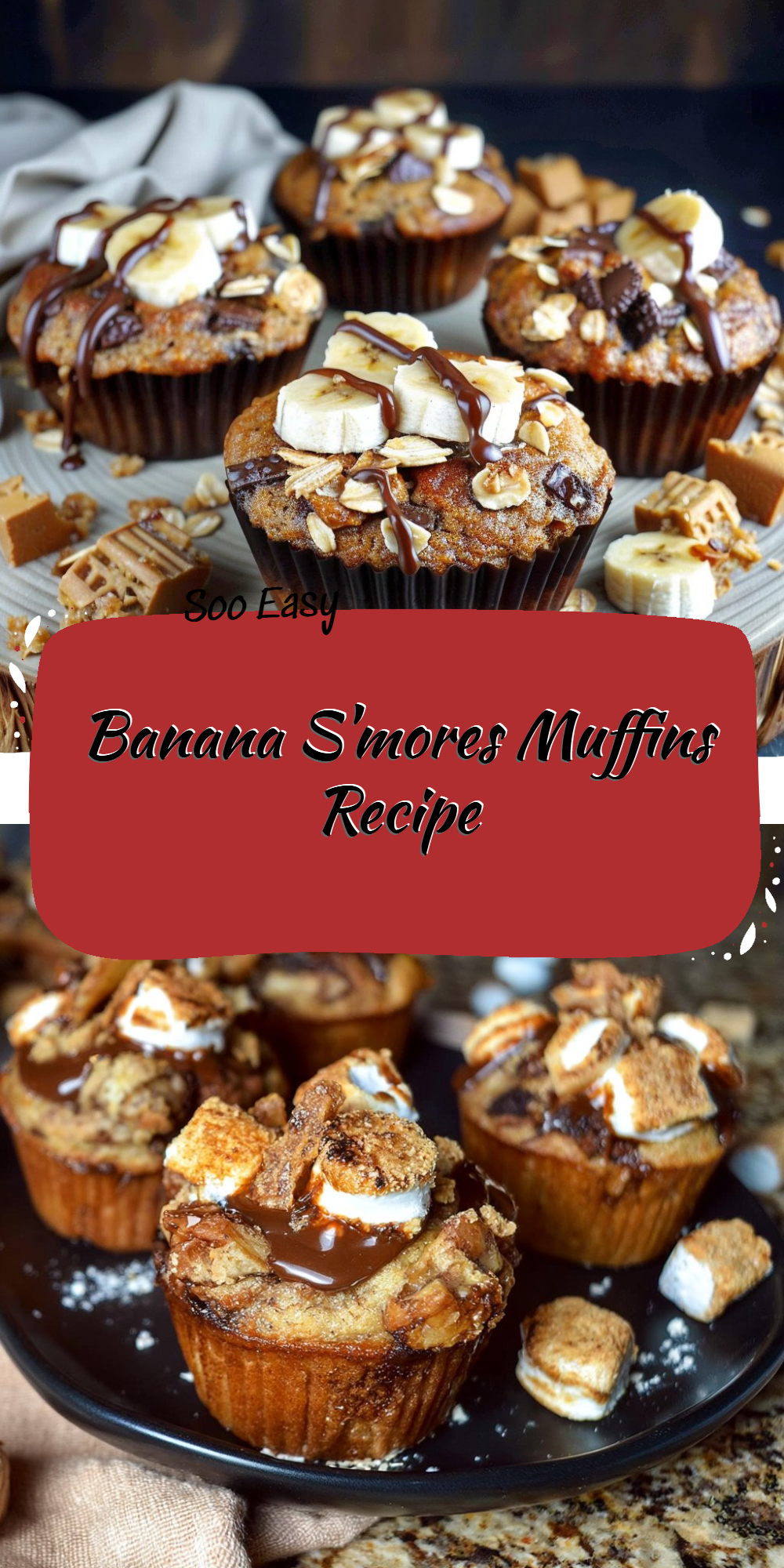 Banana S'mores Muffins Recipe