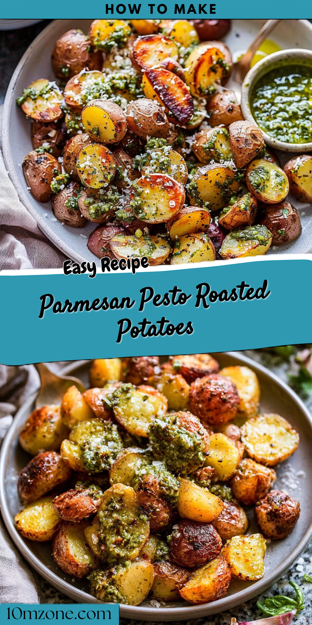 Parmesan Pesto Roasted Potatoes