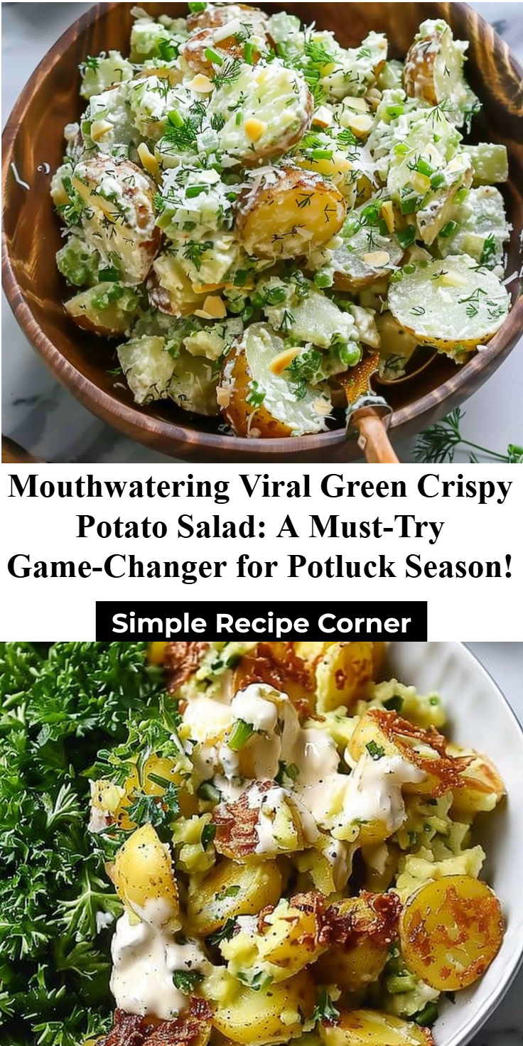 Green Crispy Potato Salad: Viral Recipe