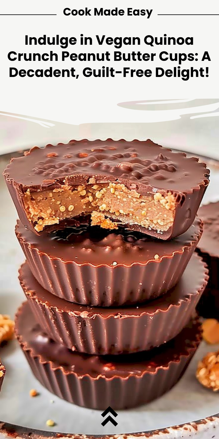 Vegan Quinoa Crunch Peanut Butter Cups
