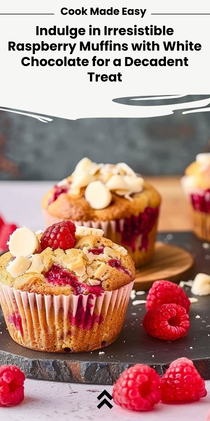White Chocolate Raspberry Muffins