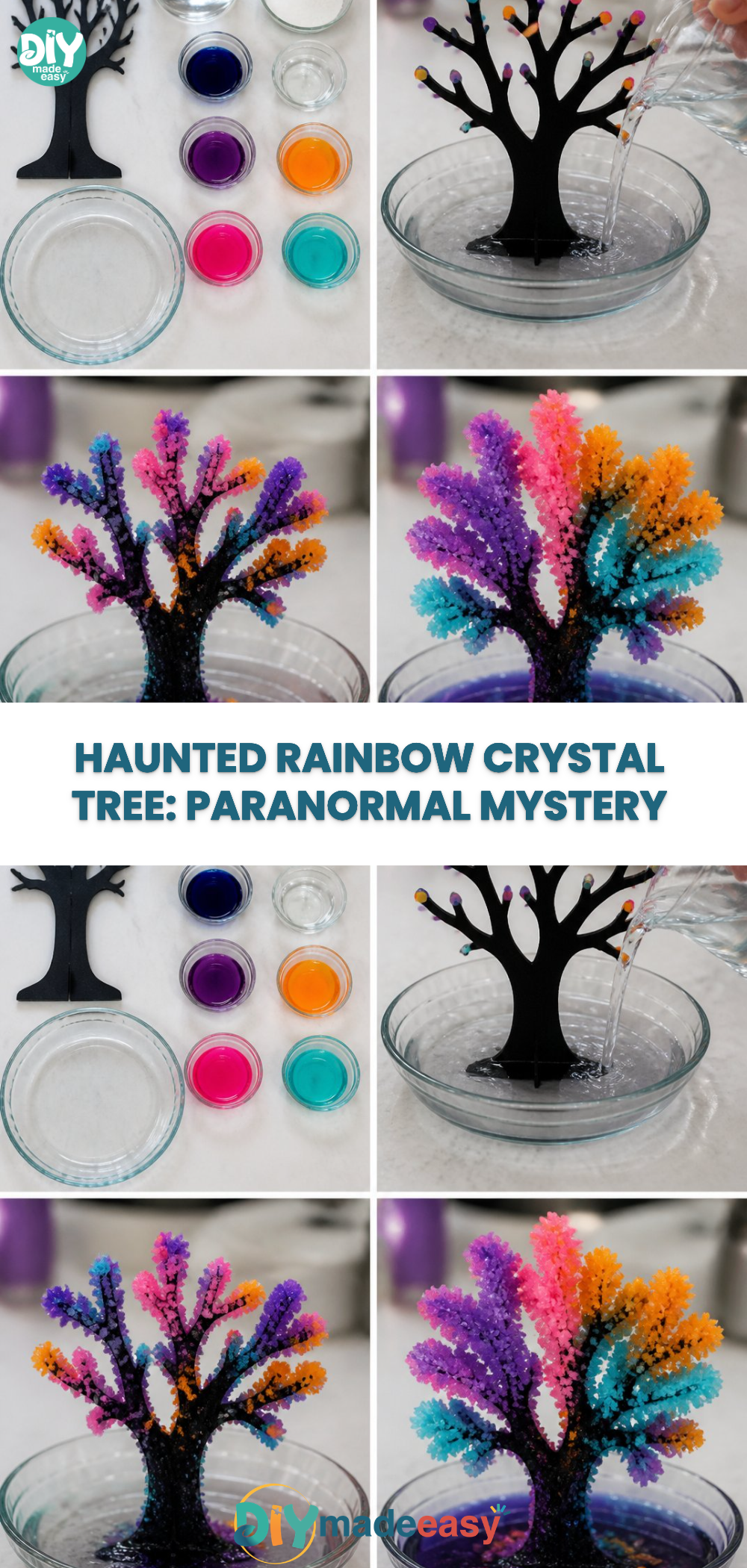 Haunted Rainbow Crystal Tree: Paranormal Mystery