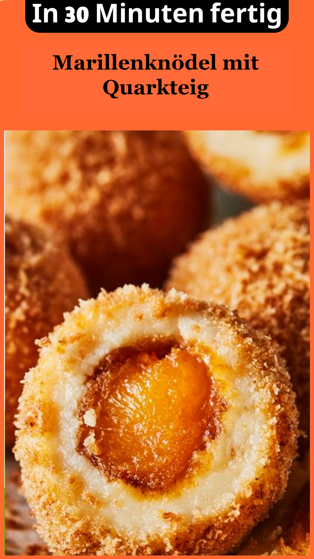 Marillenknödel mit Quarkteig