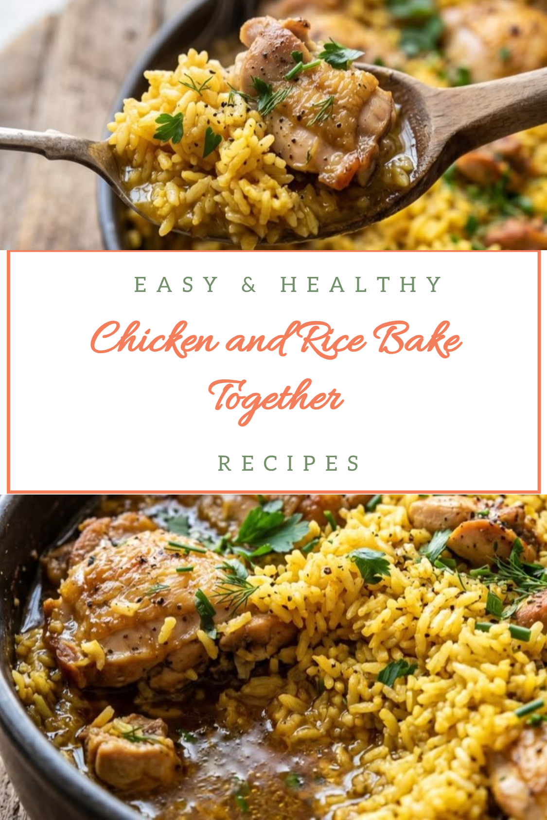 Chicken and Rice Bake Together