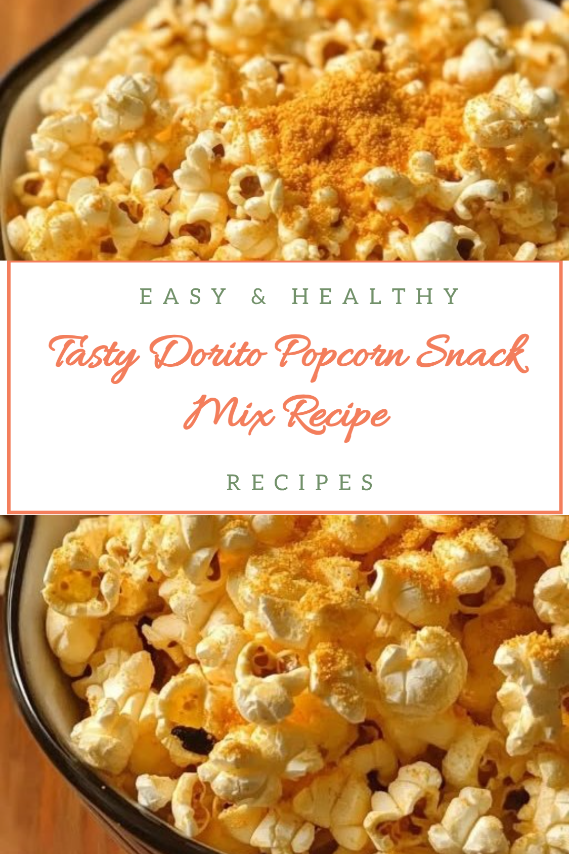 Tasty Dorito Popcorn Snack Mix Recipe