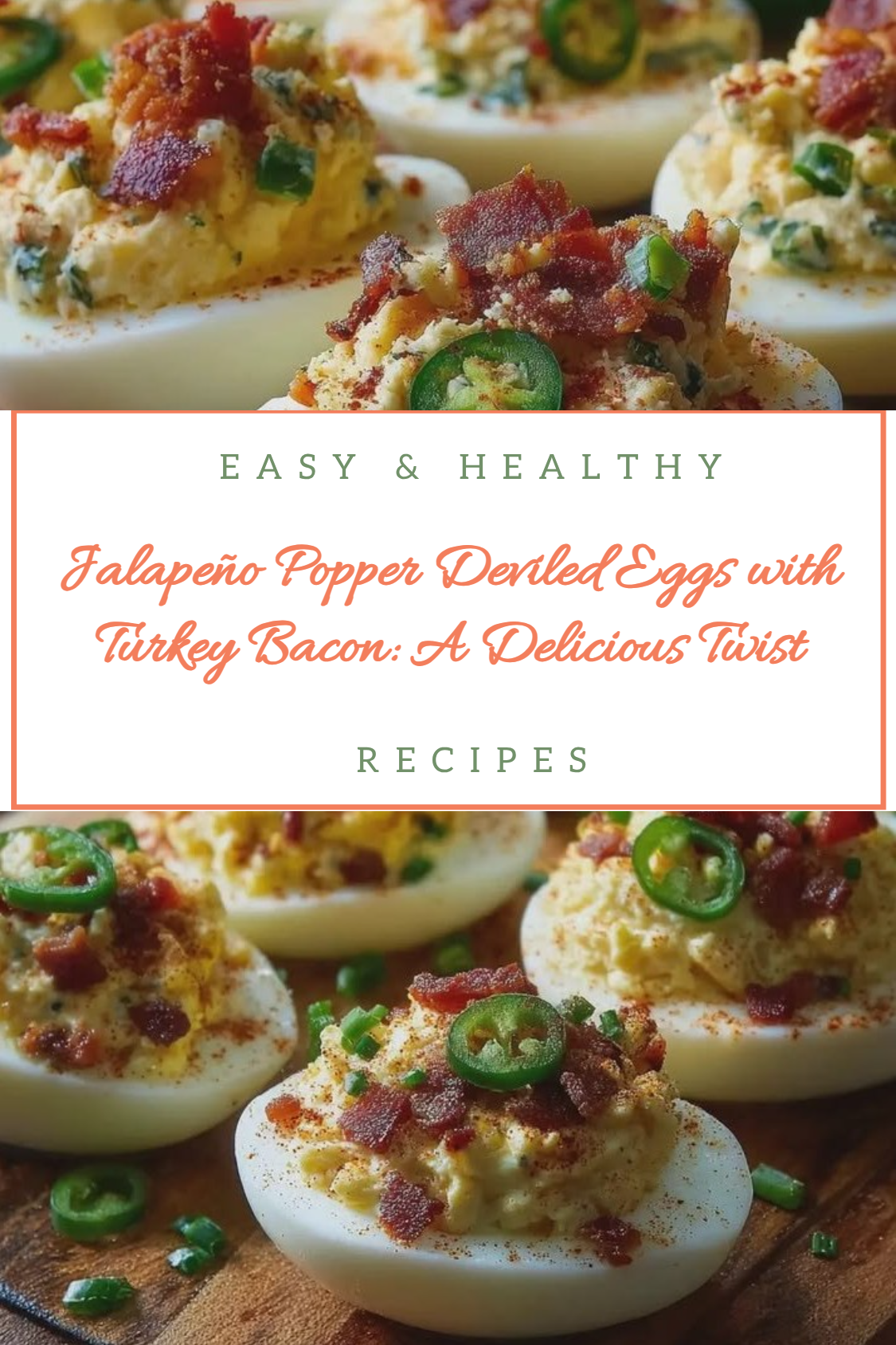 Jalapeño Popper Deviled Eggs with Turkey Bacon: A Delicious Twist