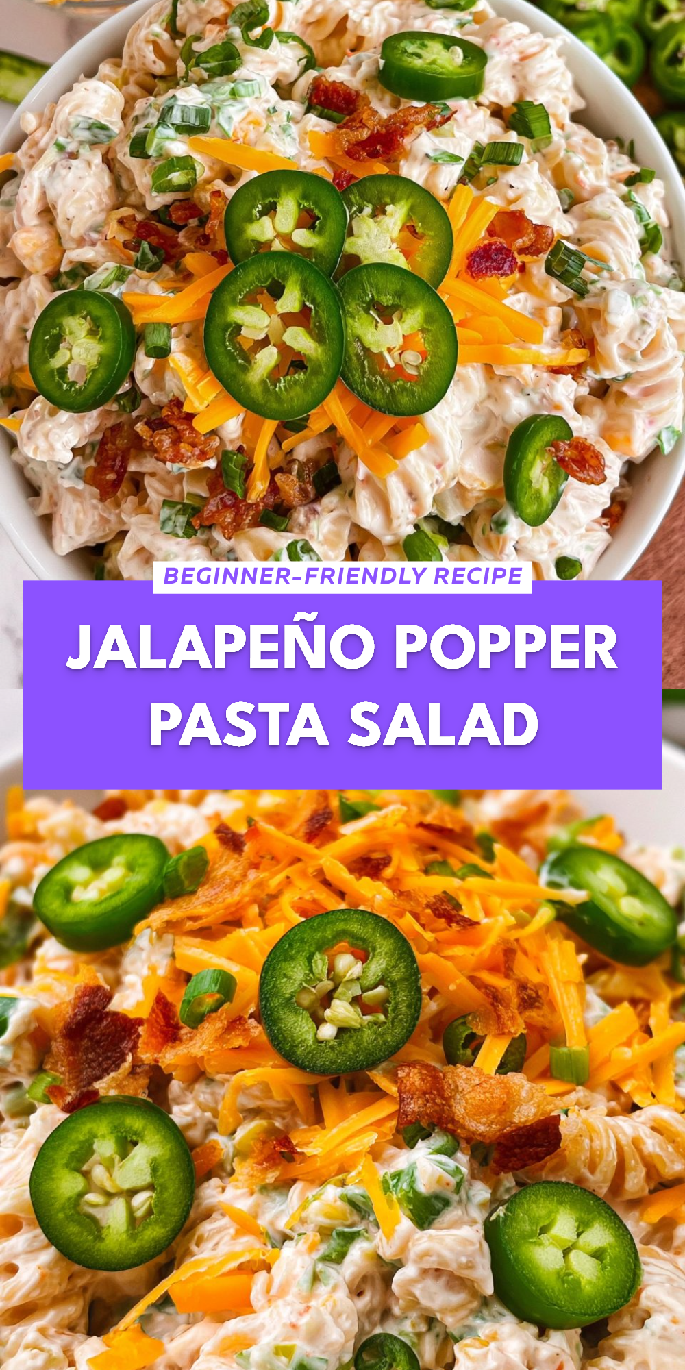 Jalapeño Popper Pasta Salad