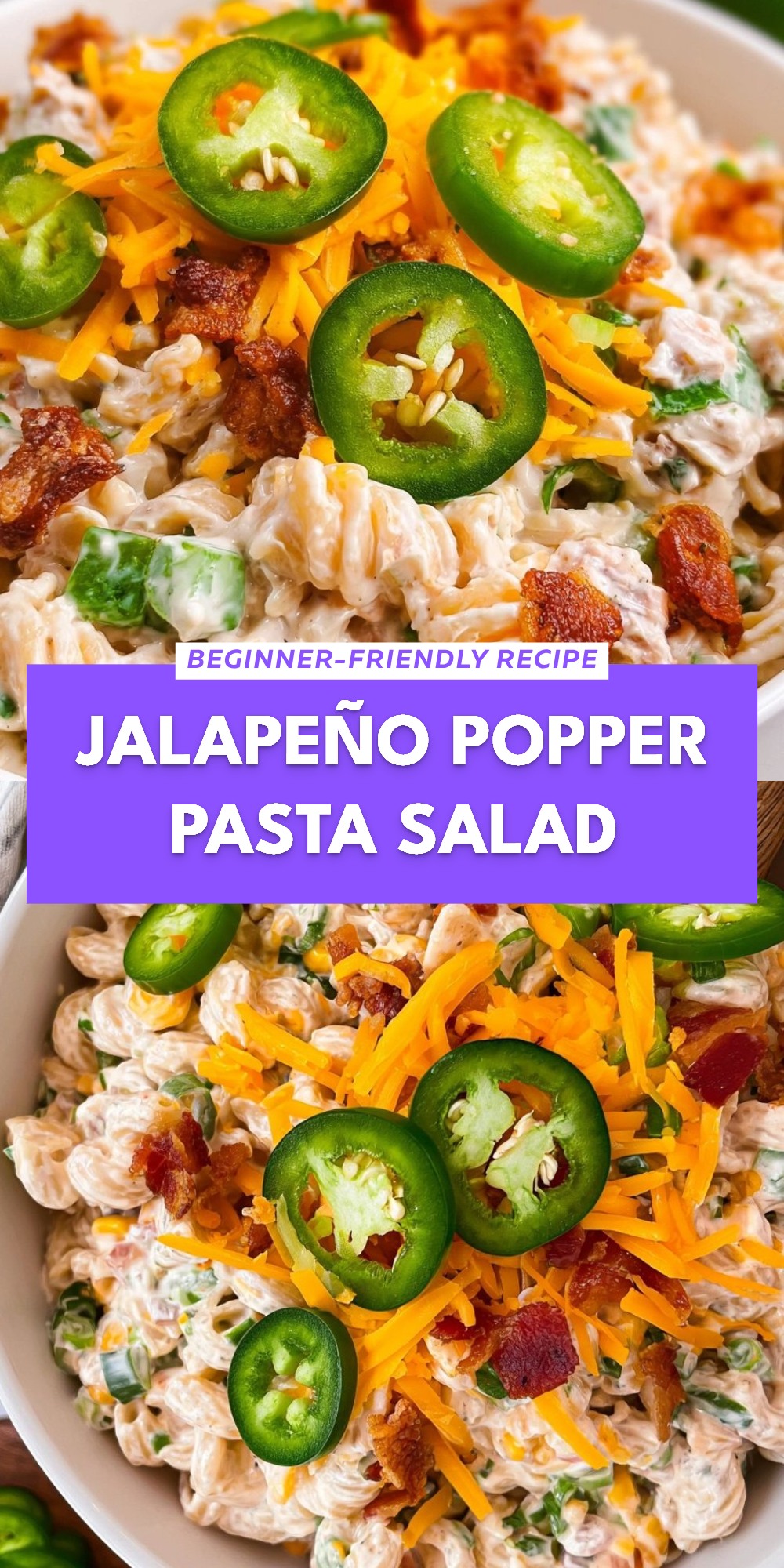 Jalapeño Popper Pasta Salad