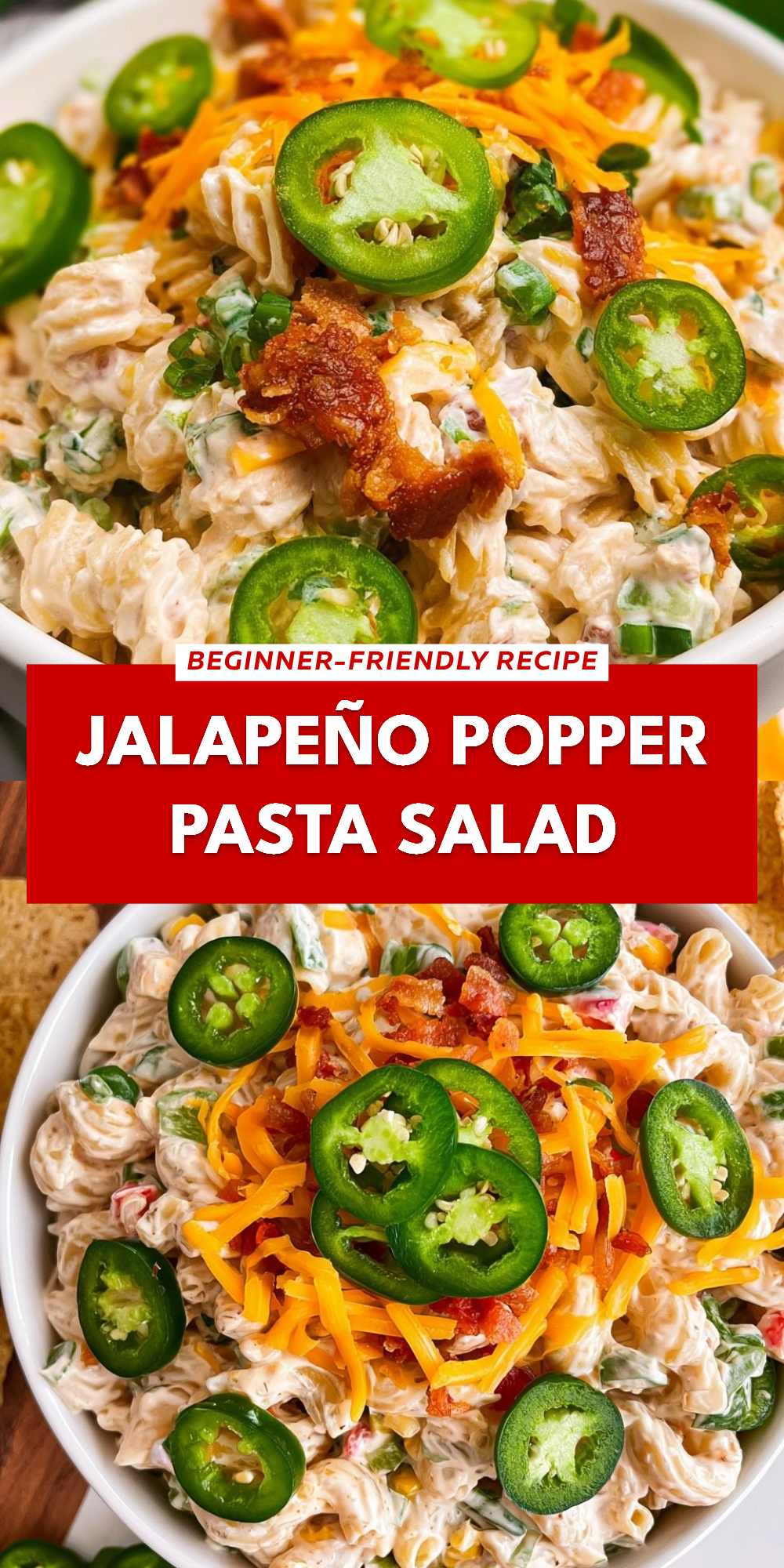 Jalapeño Popper Pasta Salad