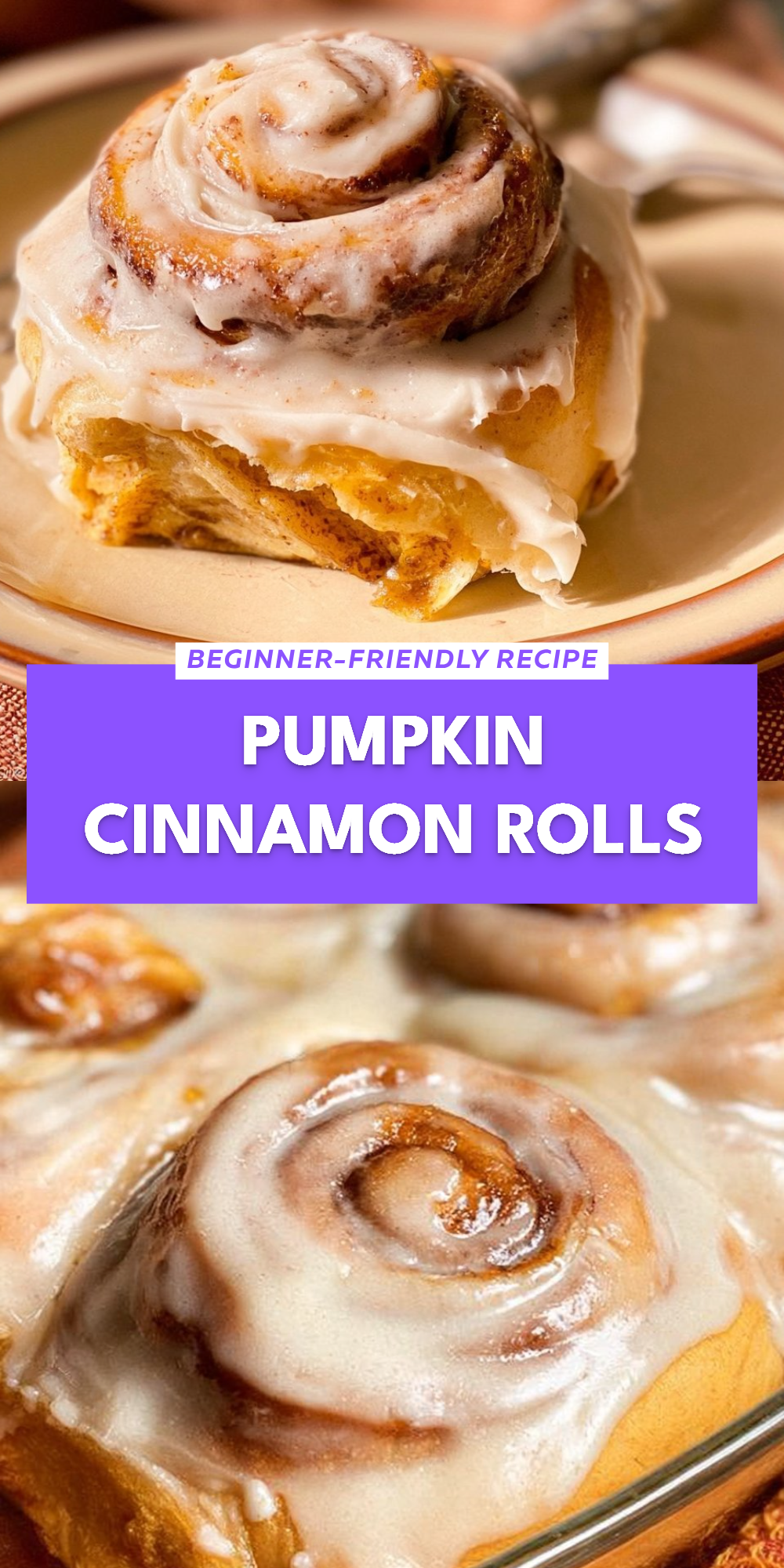 Pumpkin Cinnamon Rolls