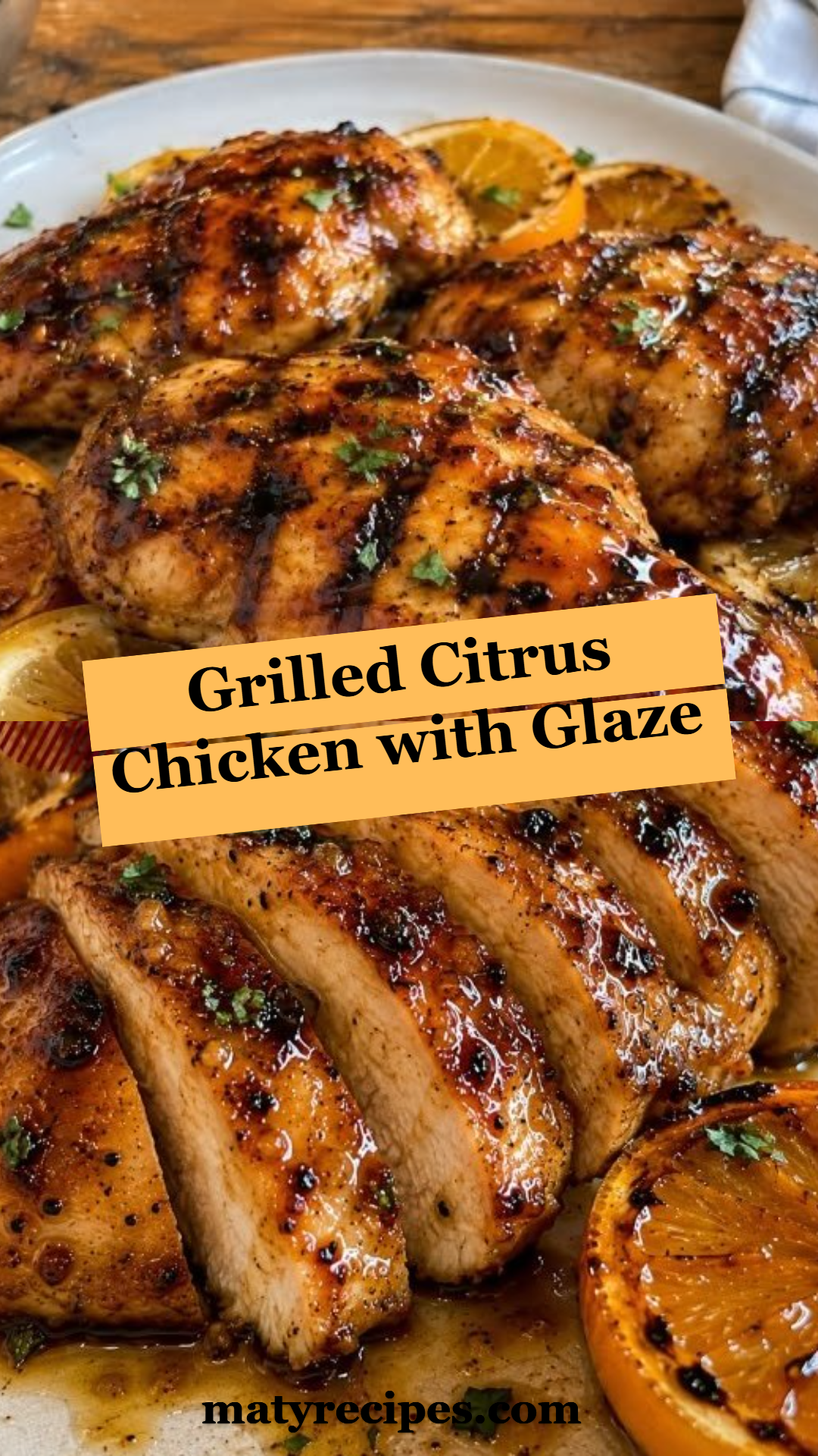 Grilled Citrus Chicken with Glaze
