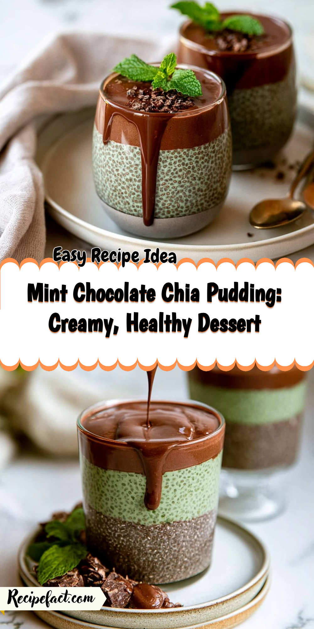 Mint Chocolate Chia Pudding: Creamy, Healthy Dessert