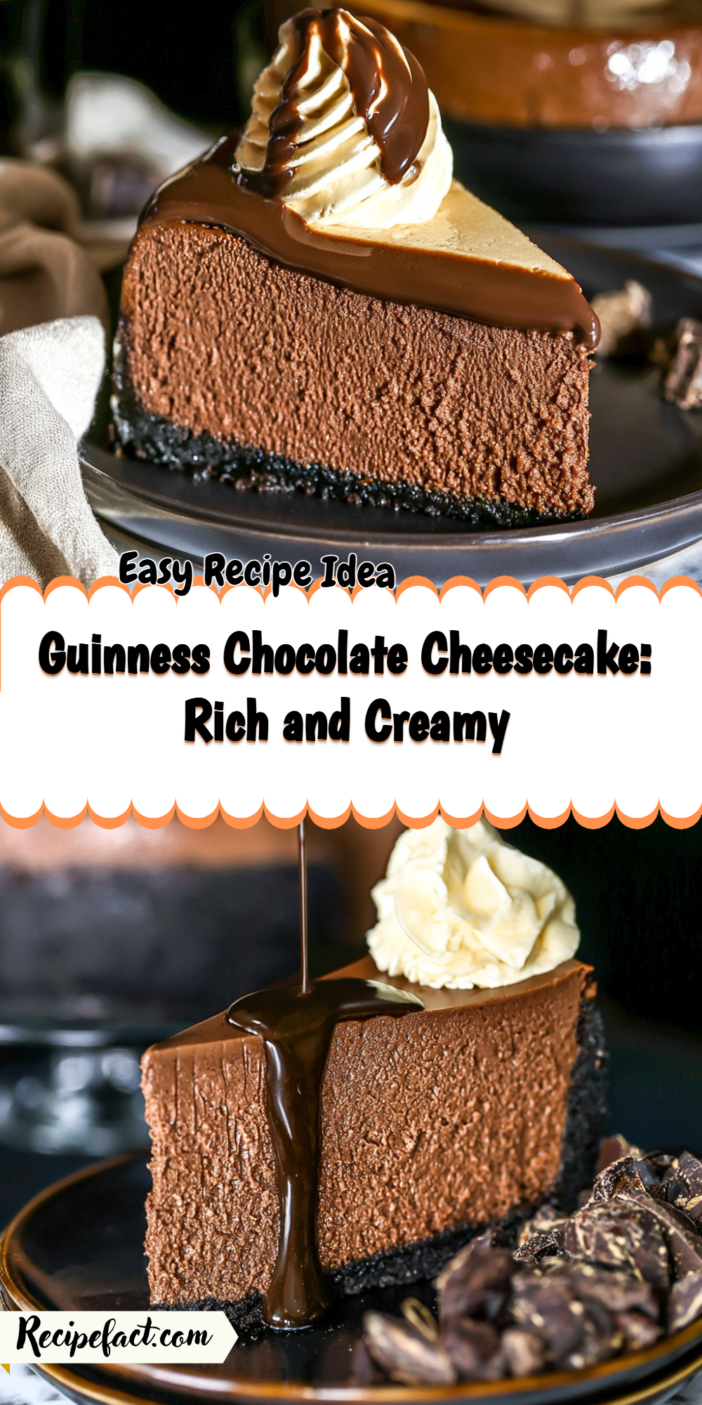 Guinness Chocolate Cheesecake: Rich and Creamy