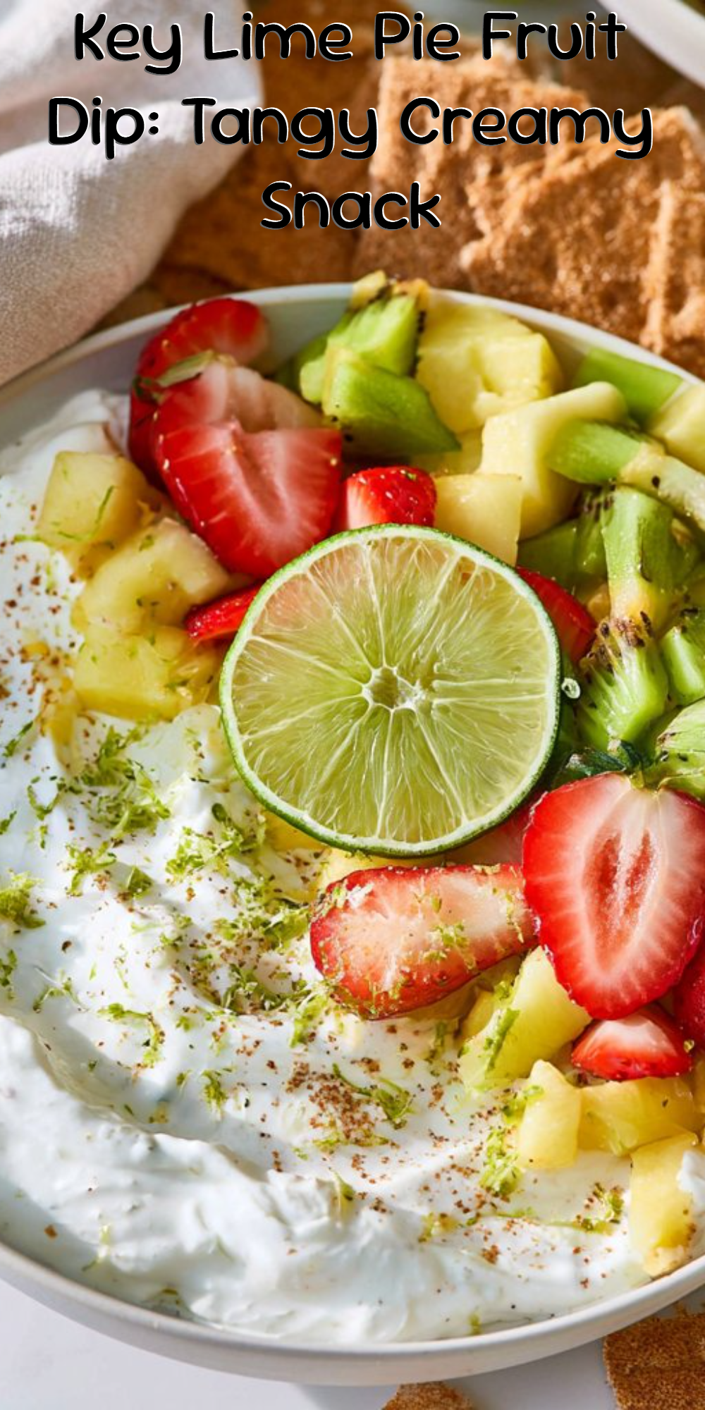 Key Lime Pie Fruit Dip: Tangy Creamy Snack
