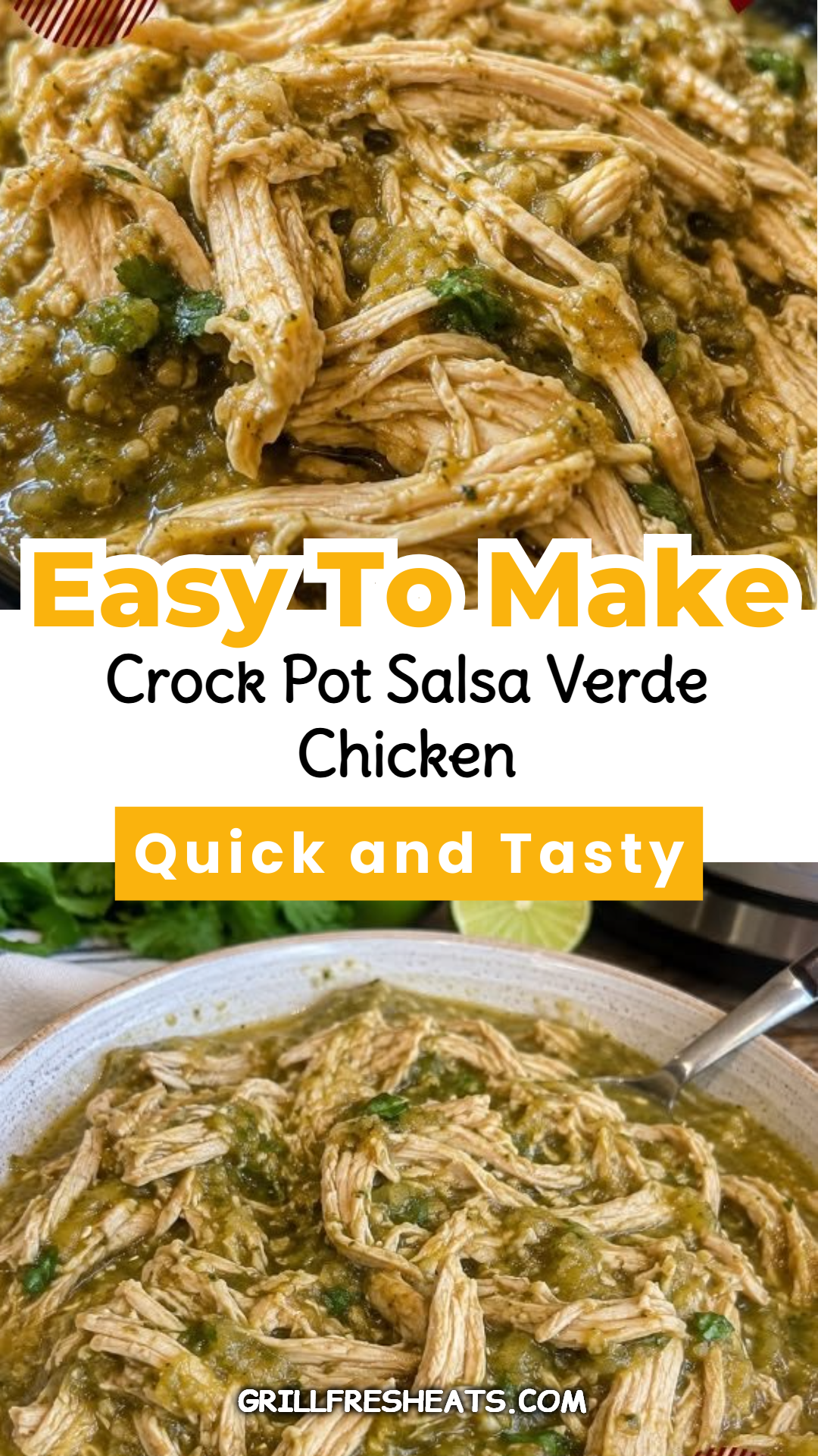 Crock Pot Salsa Verde Chicken 1 Crock Pot Salsa Verde Chicken