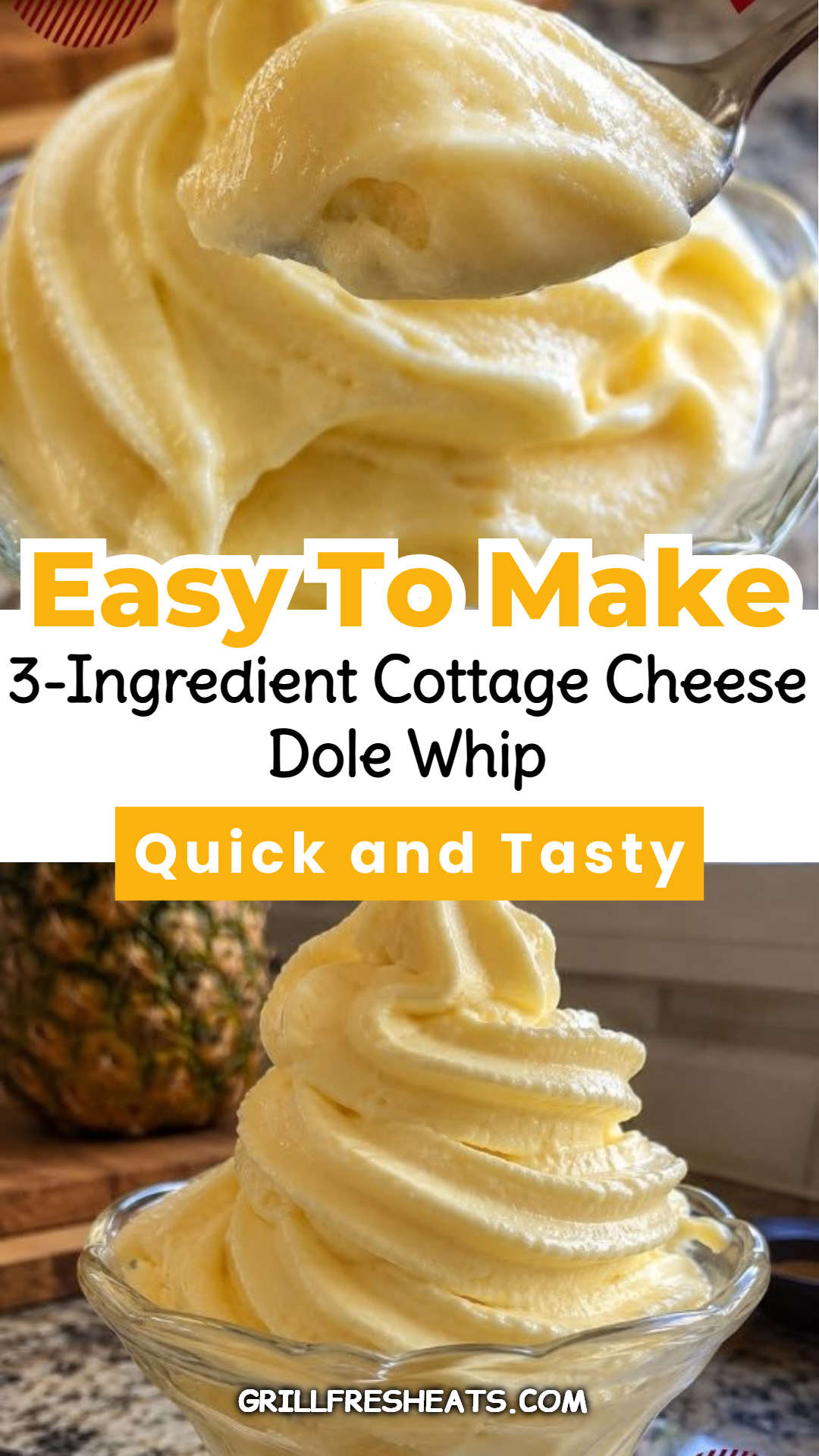 3-Ingredient Cottage Cheese Dole Whip 1 3-Ingredient Cottage Cheese Dole Whip