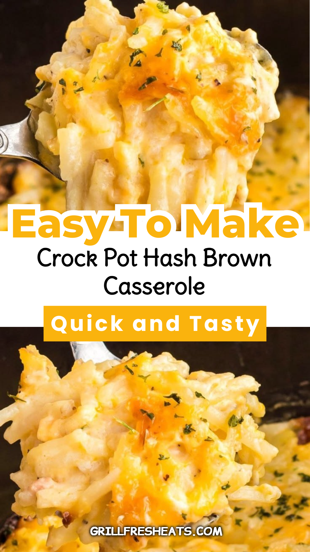 Crock Pot Hash Brown Casserole 1 Crock Pot Hash Brown Casserole