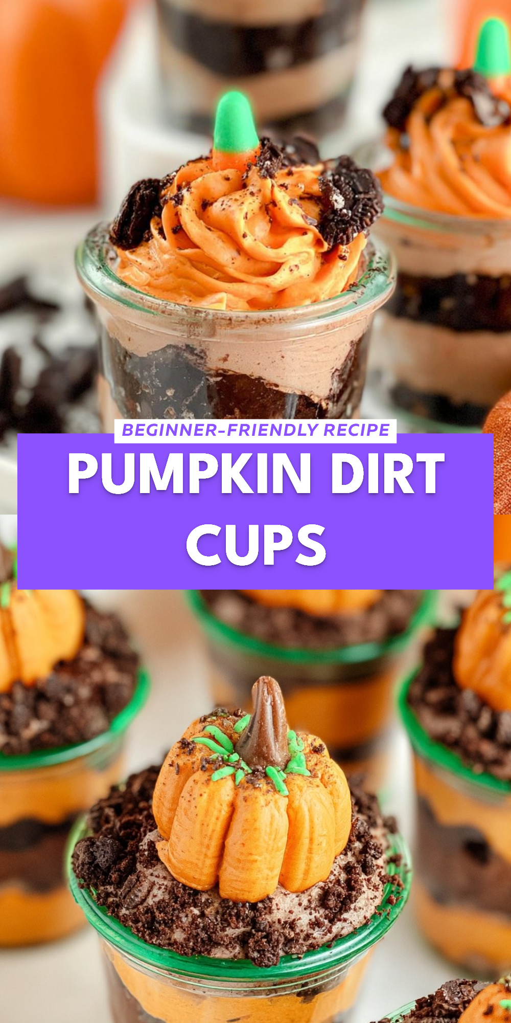 Pumpkin Dirt Cups