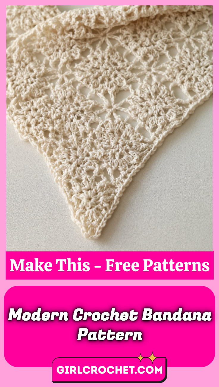 Modern Crochet Bandana Pattern