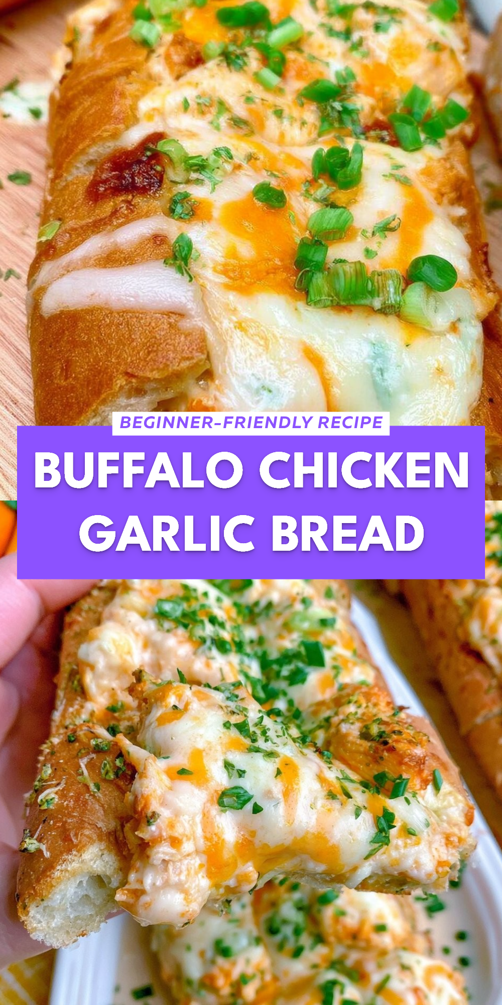 Buffalo Chicken Garlic Bread