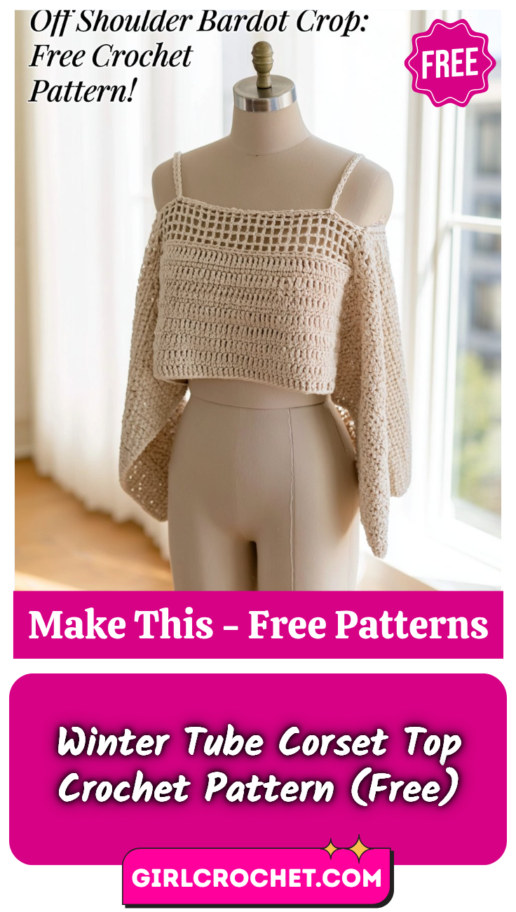 Winter Tube Corset Top Crochet Pattern (Free)