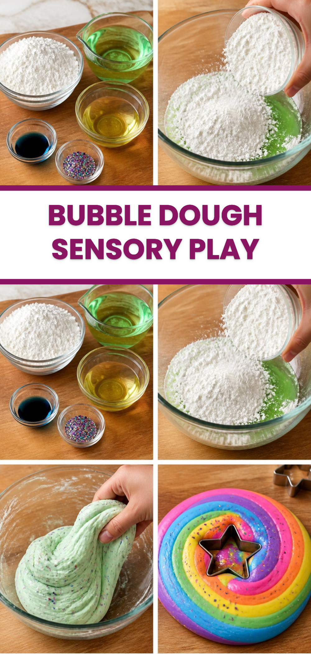 Bubble Dough Sensory Play 3 Bubble Dough Sensory Play
