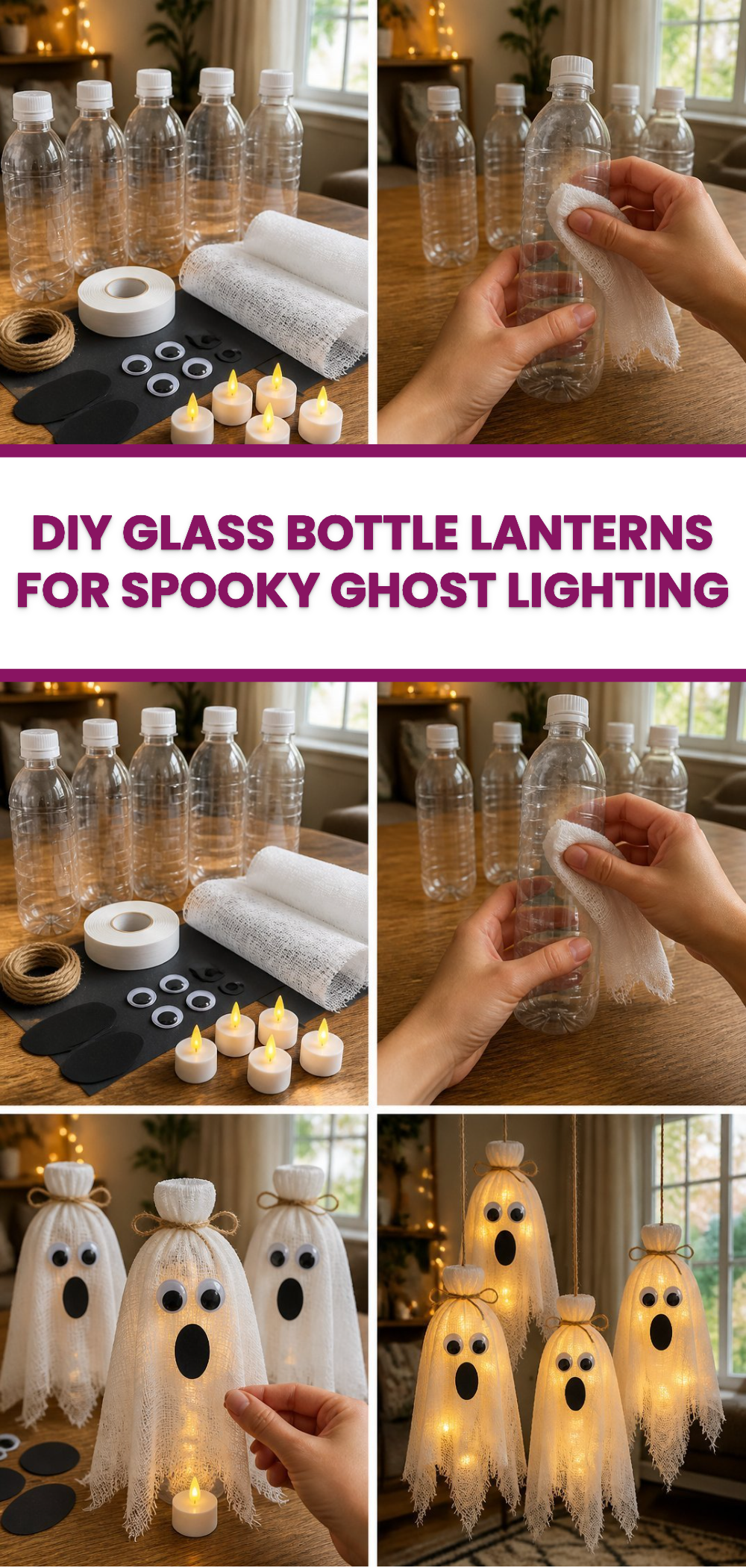 DIY Glass Bottle Lanterns for Spooky Ghost Lighting 3 DIY Glass Bottle Lanterns for Spooky Ghost Lighting