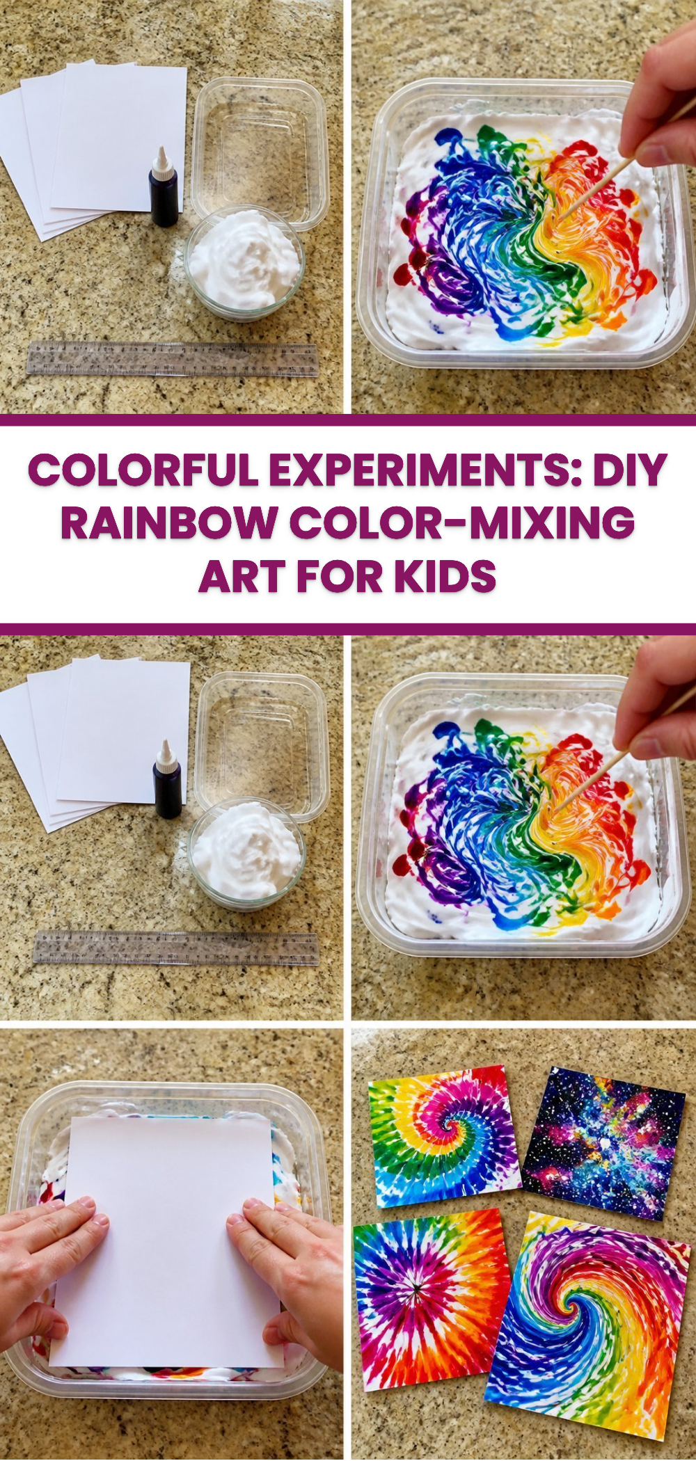 Colorful Experiments: DIY Rainbow Color-Mixing Art for Kids 3 Colorful Experiments: DIY Rainbow Color-Mixing Art for Kids