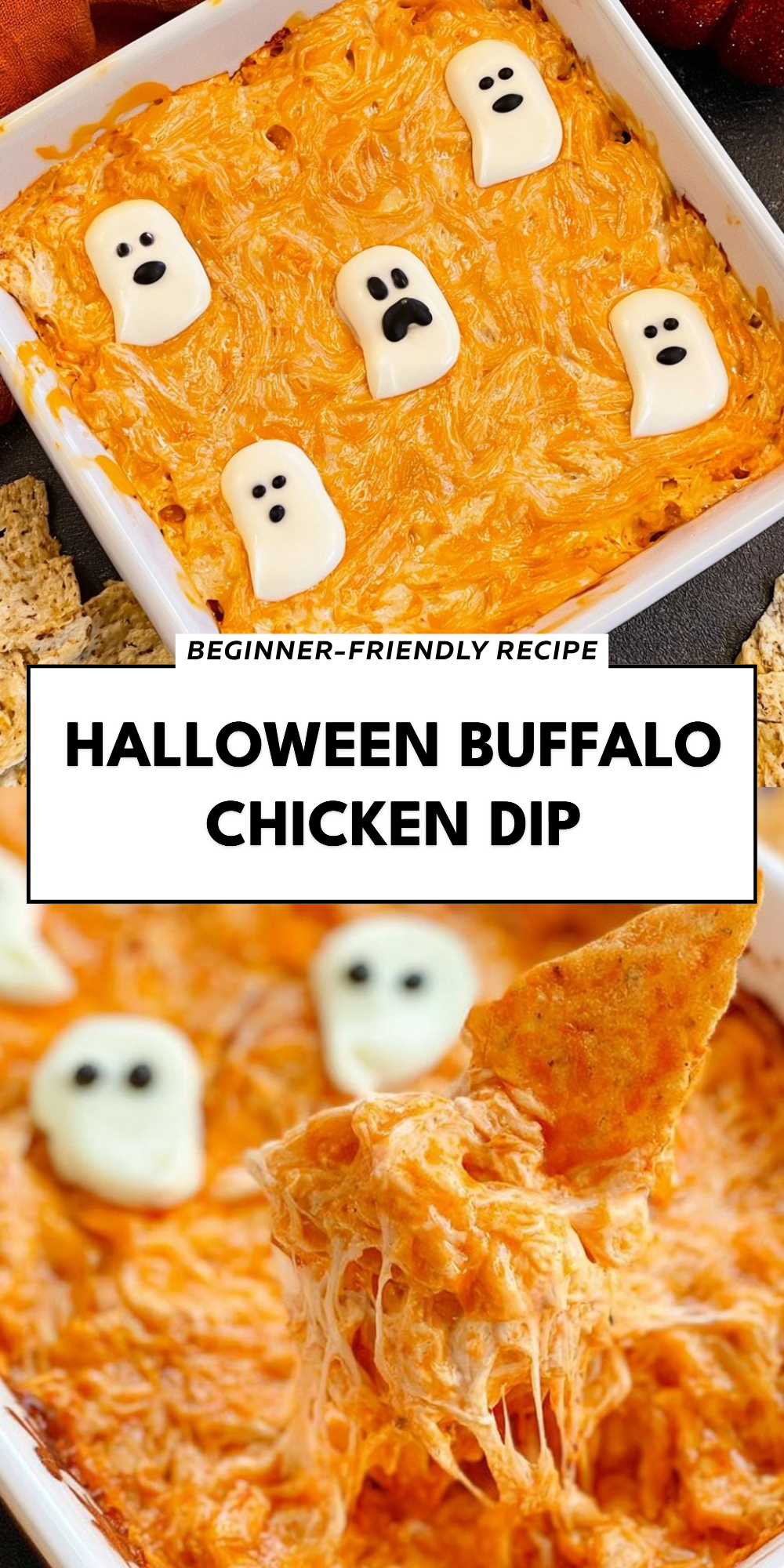 Halloween Buffalo Chicken Dip