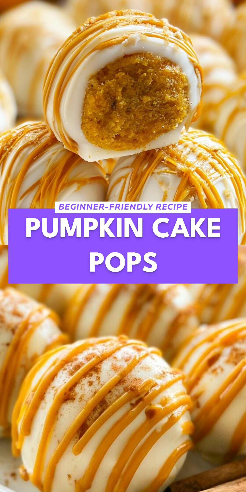 Pumpkin Cake Pops