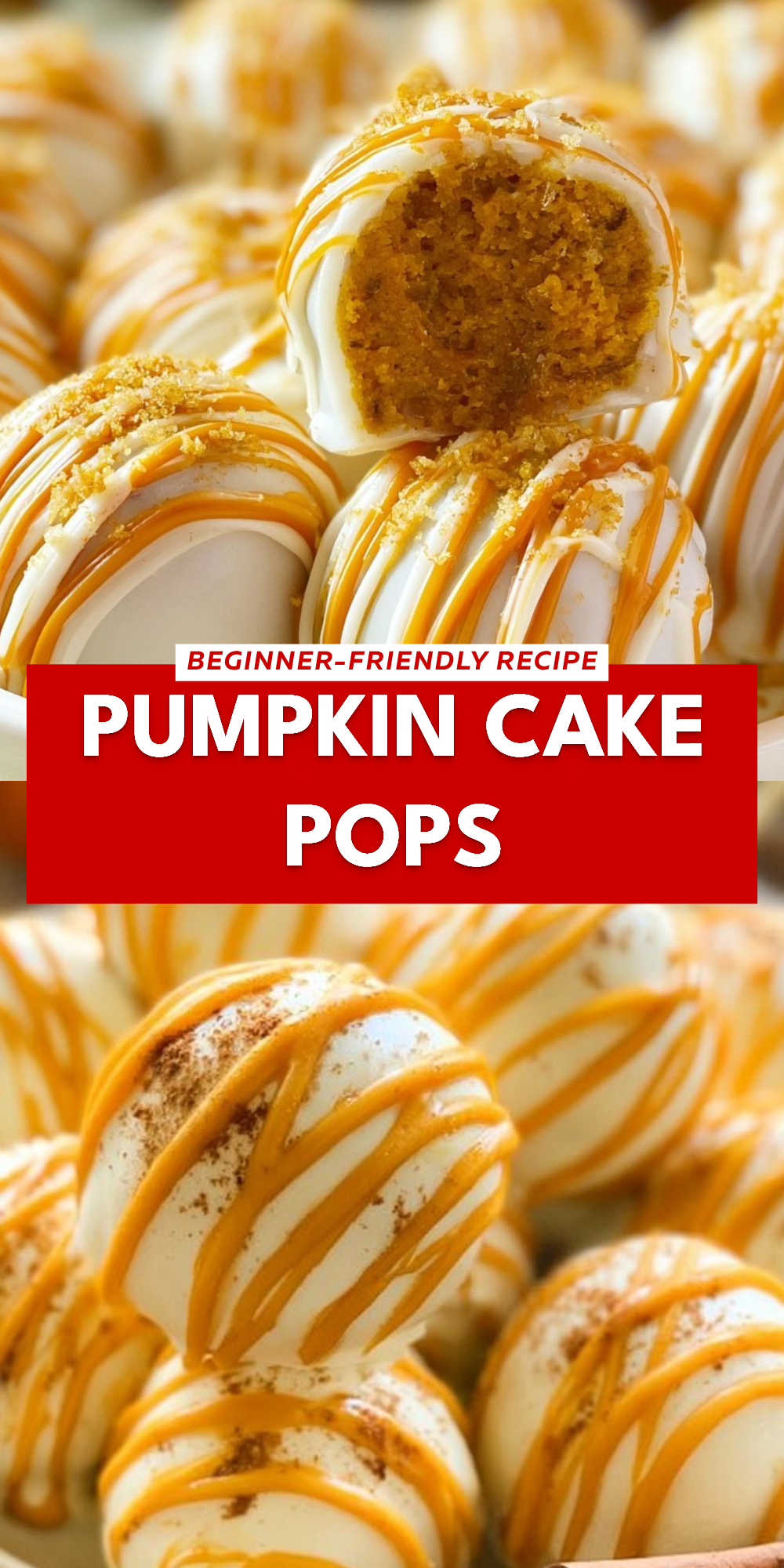Pumpkin Cake Pops