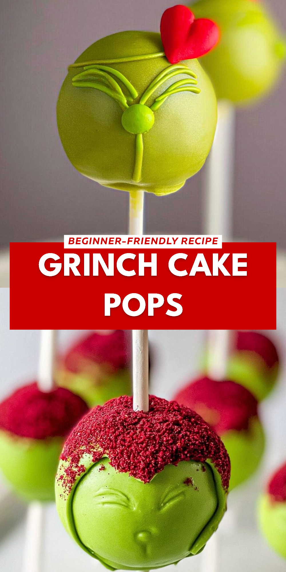 Grinch Cake Pops