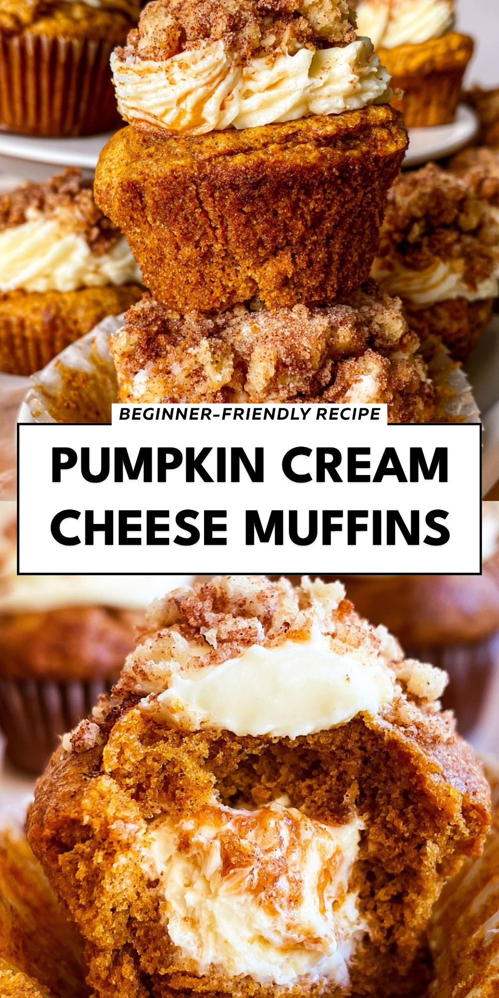 Pumpkin Cream Cheese Muffins