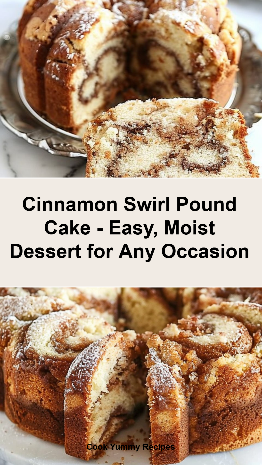 Cinnamon Swirl Pound Cake