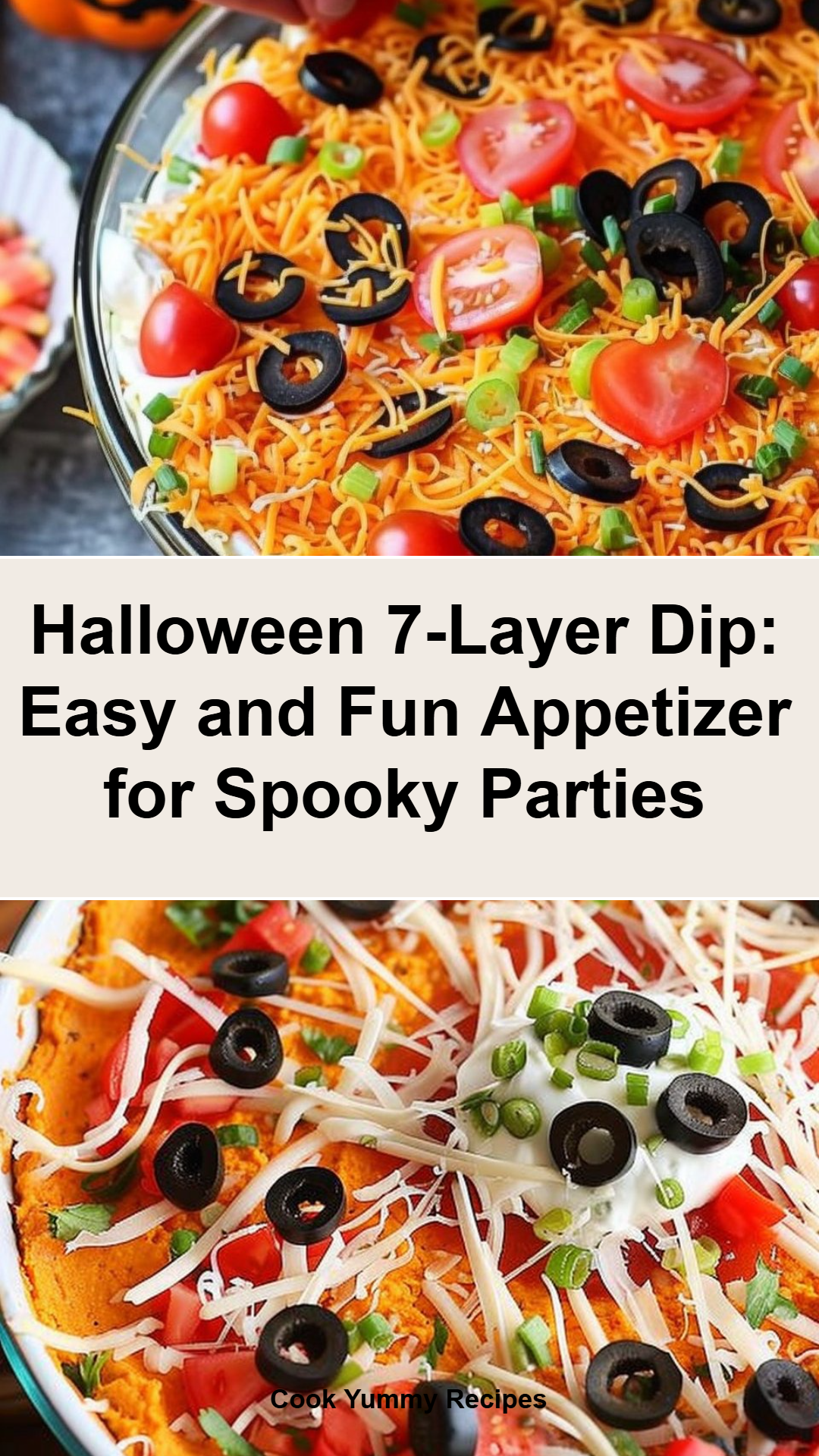 Halloween 7-Layer Dip