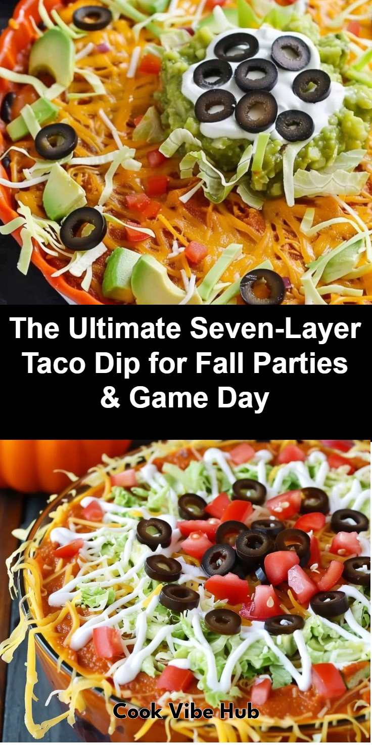 Halloween Seven-Layer Taco Dip Recipe