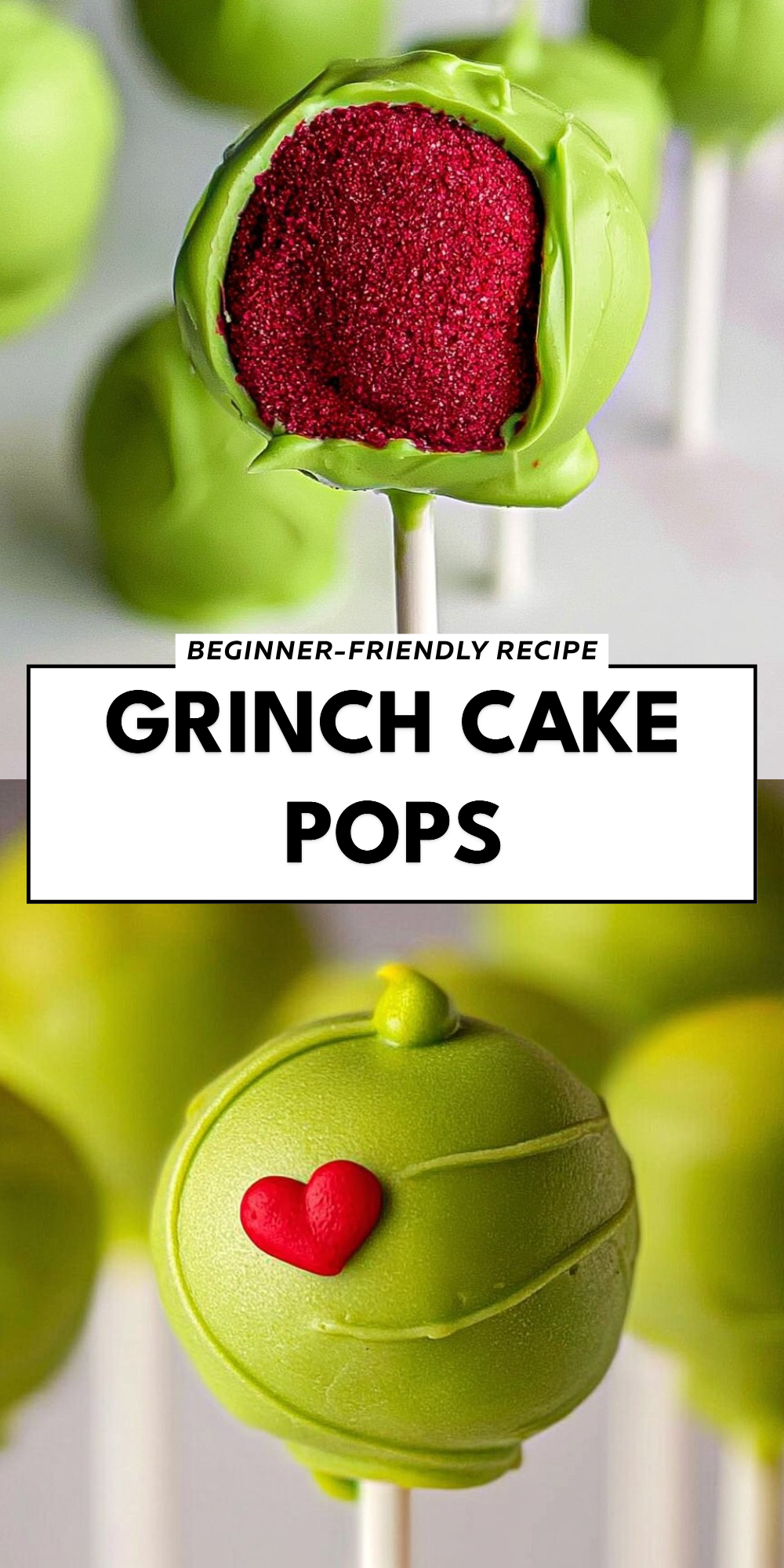 Grinch Cake Pops
