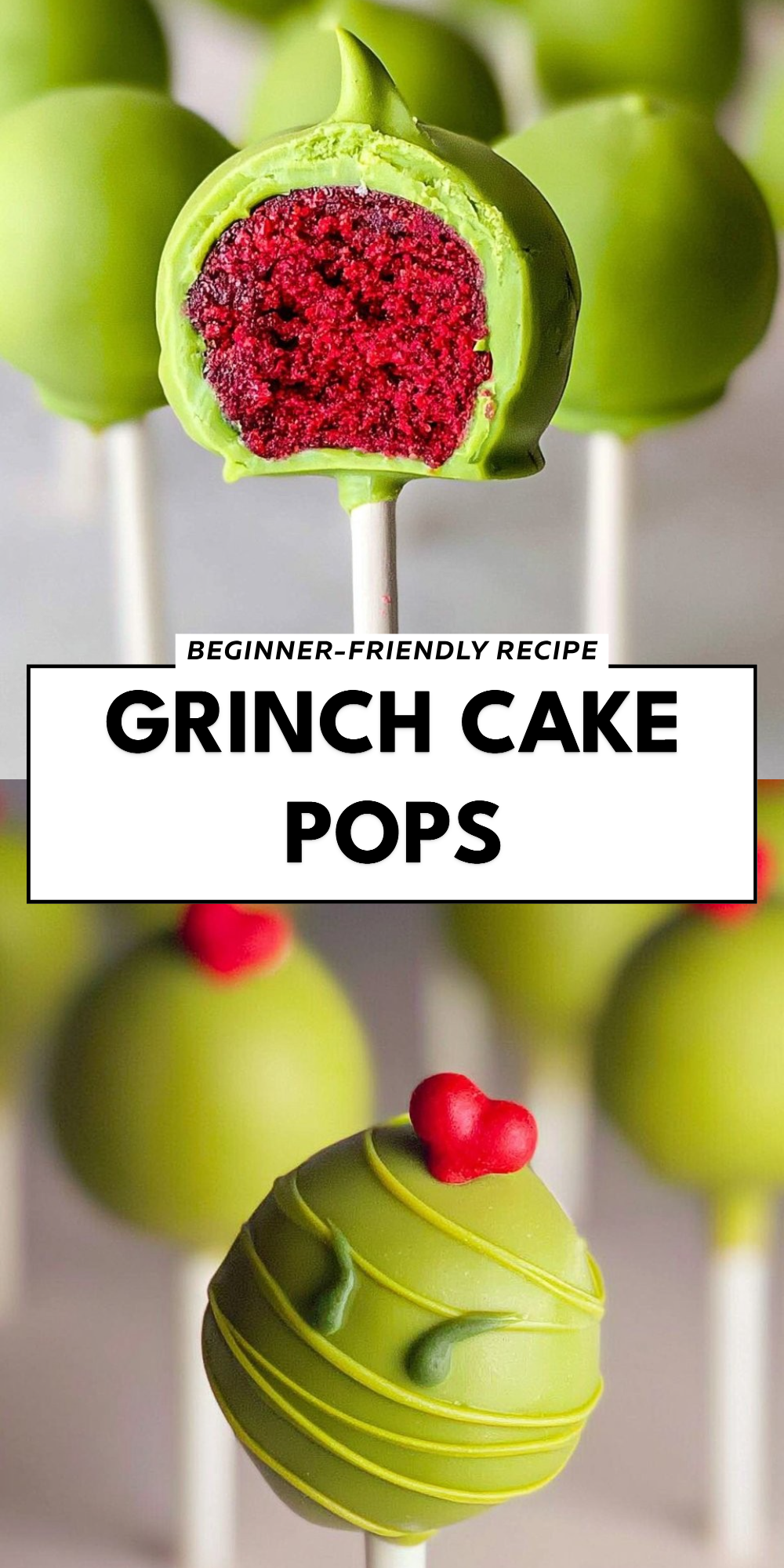 Grinch Cake Pops