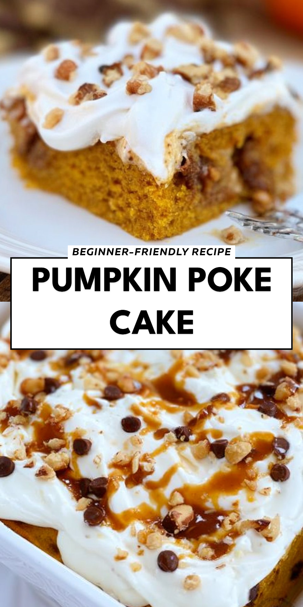 Pumpkin Poke Cake