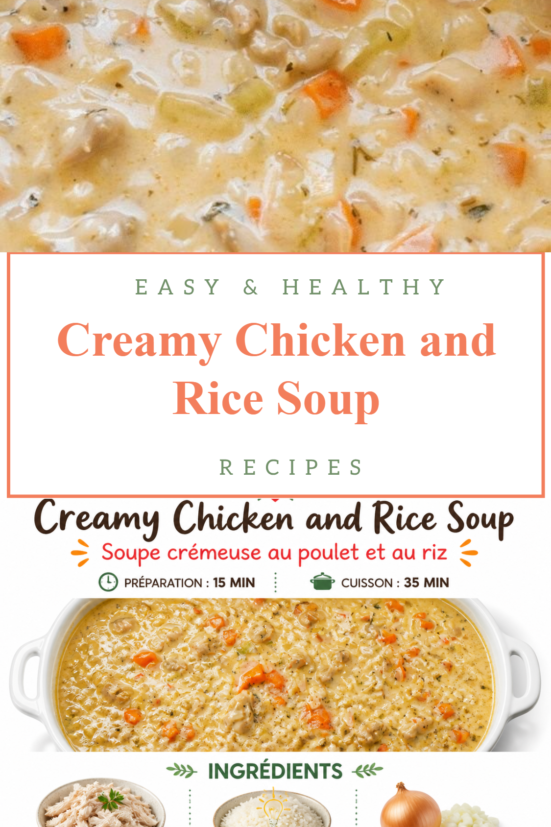 Creamy Chicken and Rice Soup