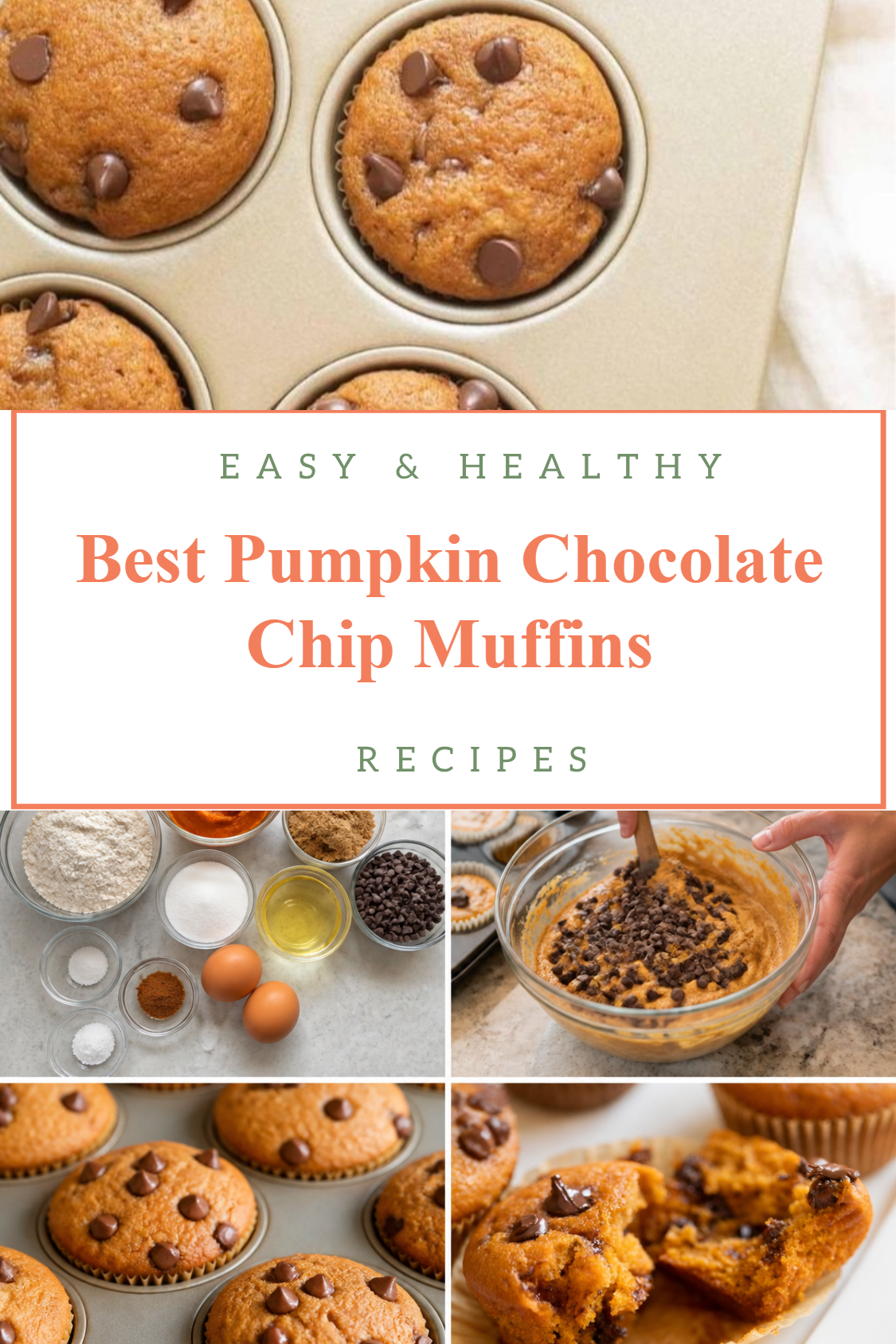 Best Pumpkin Chocolate Chip Muffins