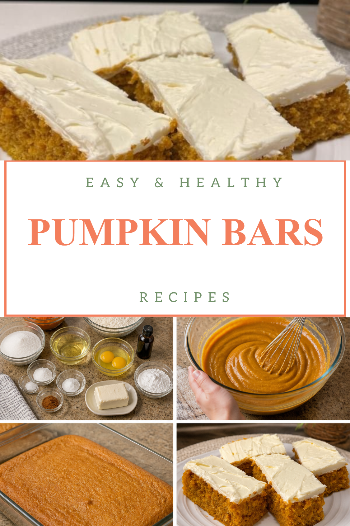 PUMPKIN BARS