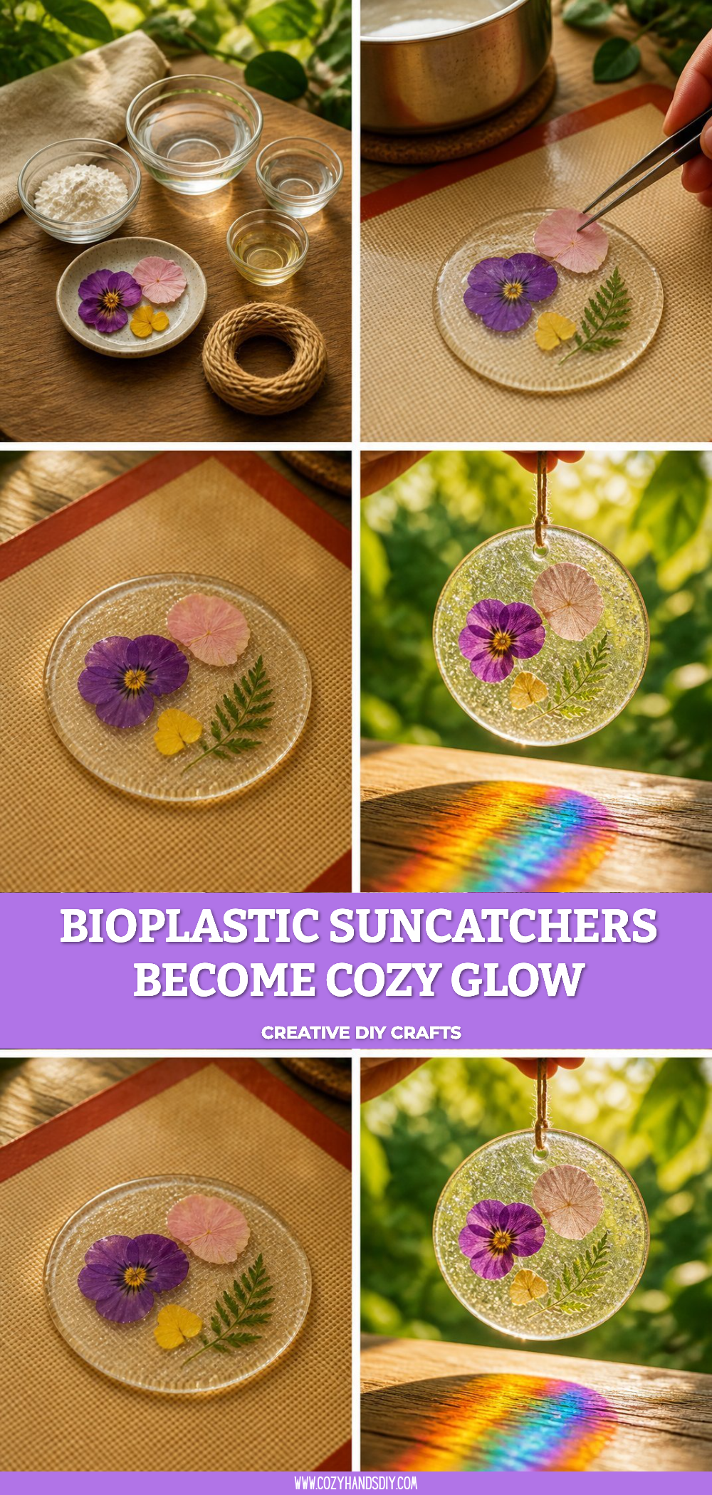 Bioplastic Suncatchers Become Cozy Glow 6 Bioplastic Suncatchers Become Cozy Glow