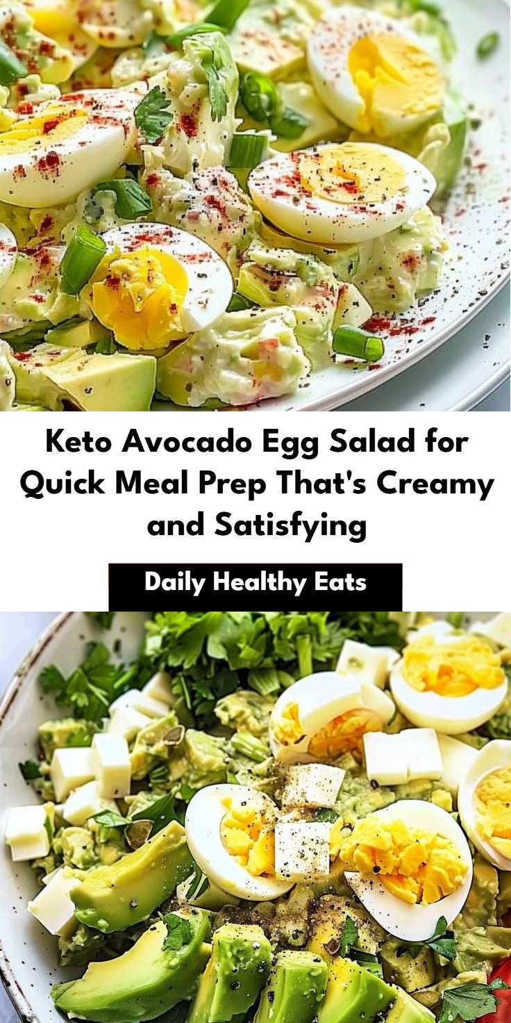 Keto Avocado Egg Salad