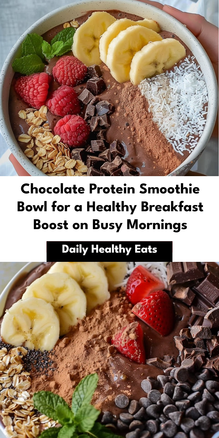 Chocolate Protein Smoothie Bowl: Ultimate 5-Ingredient Breakfast
