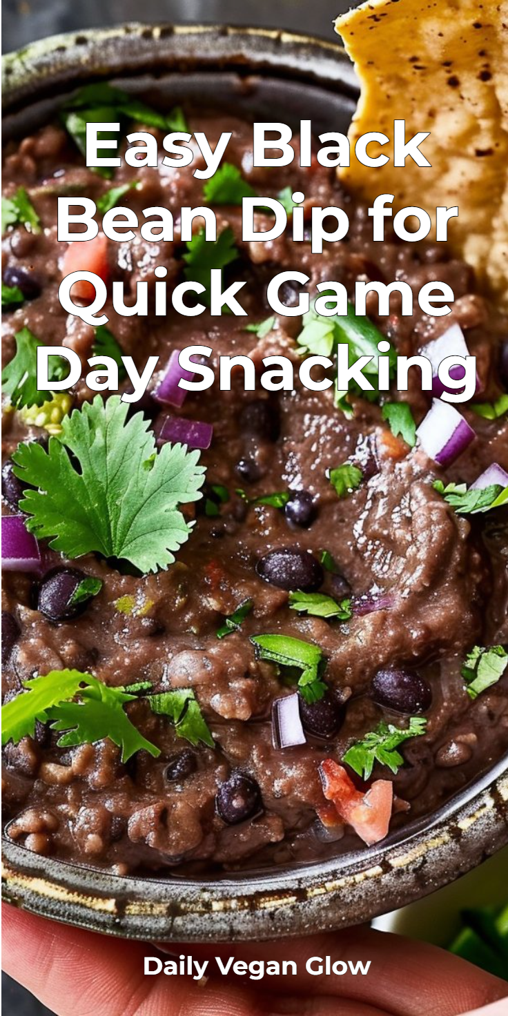 Easy Black Bean Dip: 5-Ingredient Quick, Creamy & Irresistible