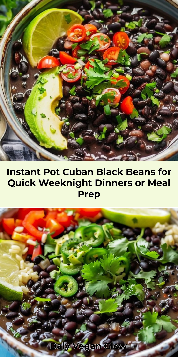 Instant Pot Cuban Black Beans