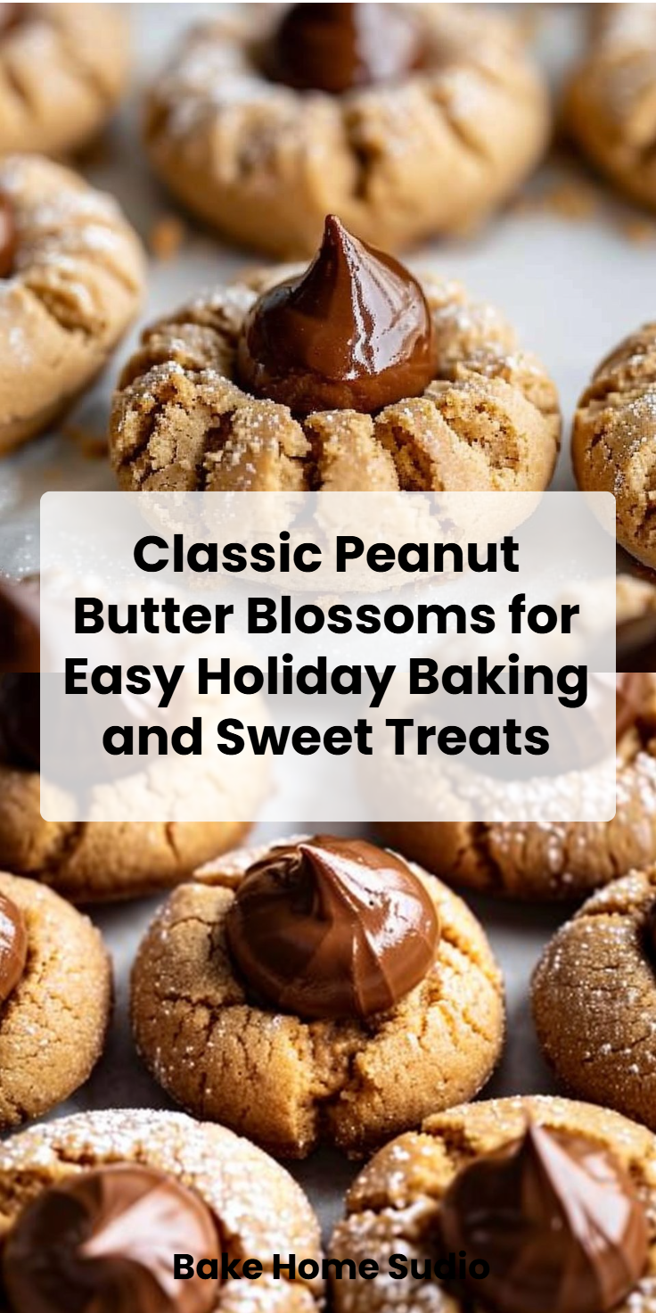 Classic Peanut Butter Blossoms: Bake 24 Delicious Mini Cookies